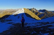 78 Scendiamo dal Masoni su neve in direzione Cima Venina